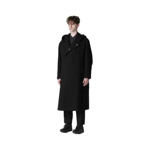Airy Mosser Hooded Coat