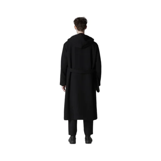 Airy Mosser Hooded Coat