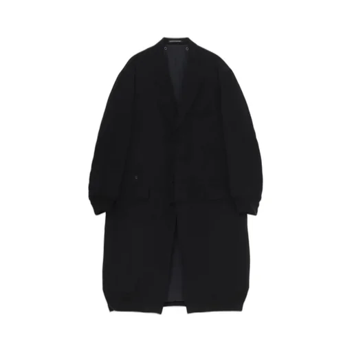 Ta Tuxedo Rib Combination Peaked Jacket