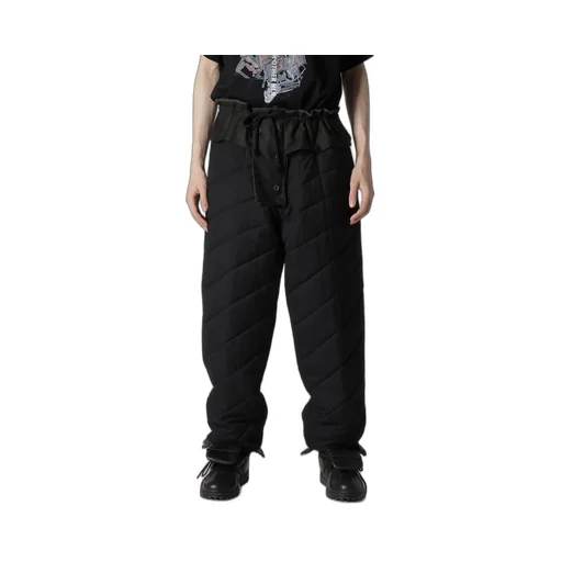 Silk Nep Tweed Side Pocket Pants With Liner