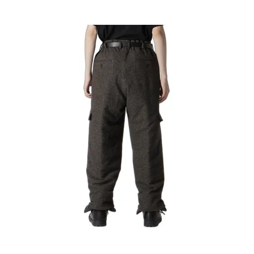 Silk Nep Tweed Side Pocket Pants With Liner