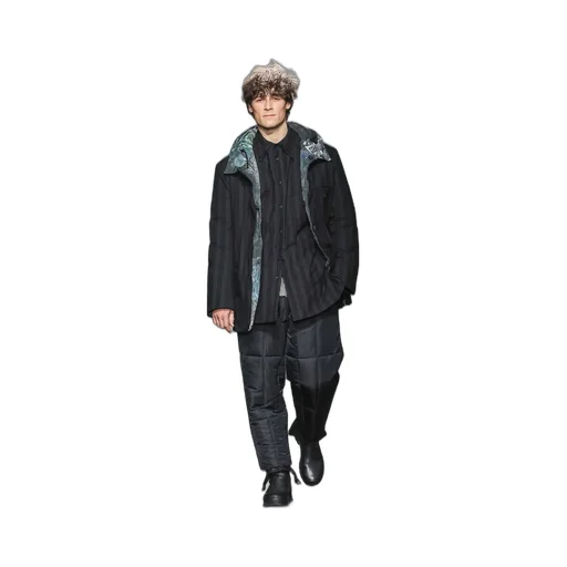 Raw Linen Velvet Loop Button Pants With Liner