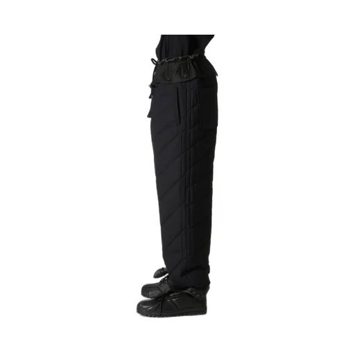 Silk Nep Tweed Side Pocket Pants With Liner
