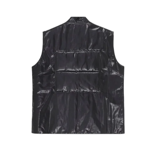 Paper Logo Printed Chinese Collar Vest