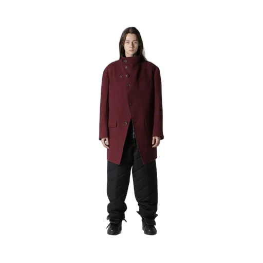 Dark Red Reversible Jacket With Liner
