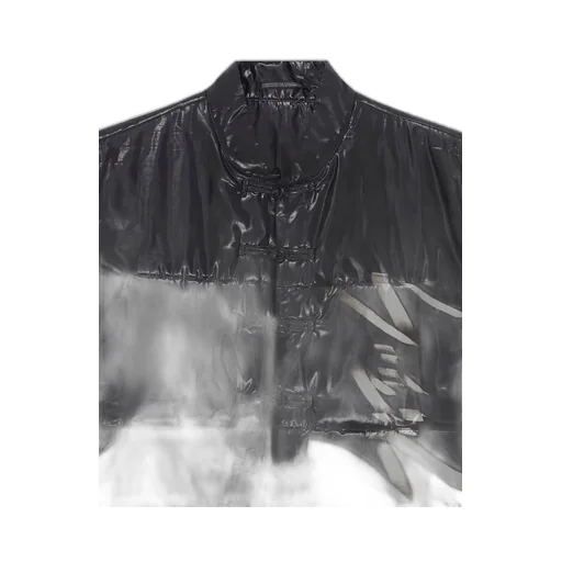 Paper Logo Printed Chinese Collar Vest