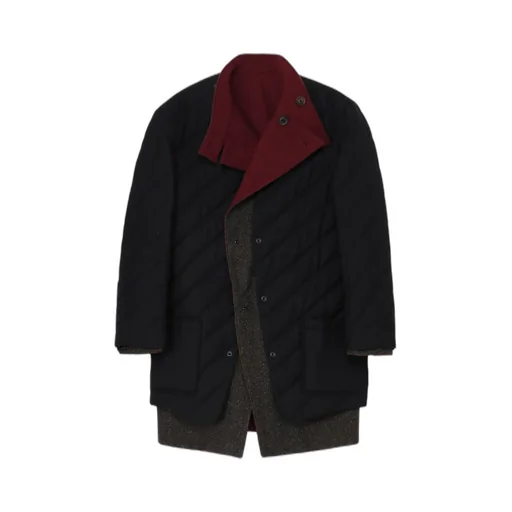 Dark Red Reversible Jacket With Liner