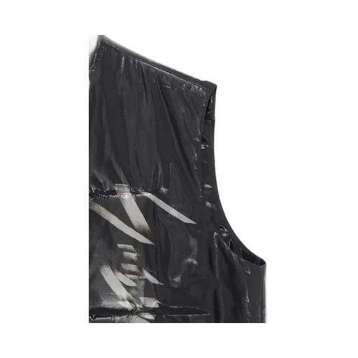 Paper Logo Printed Chinese Collar Vest