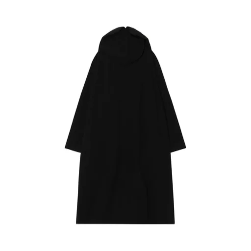 30/-High D Cotton Jersey Padded Long Coat