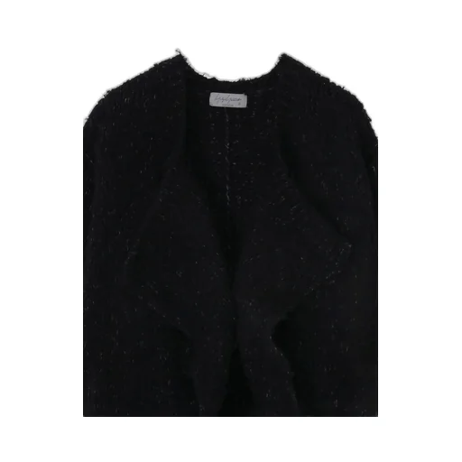 3G1P Brushed Plain Stitch Long Cardigan