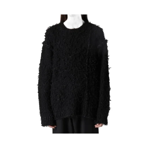 3G1P Brushed Plain Stitch Round Neck Po