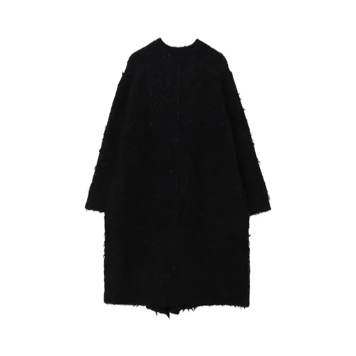 3G1P Brushed Plain Stitch Long Cardigan