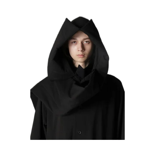 30/-High D Cotton Jersey Padded Long Coat