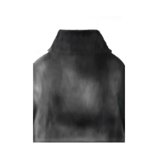 3G Jacquard Side Zip High Neck Po