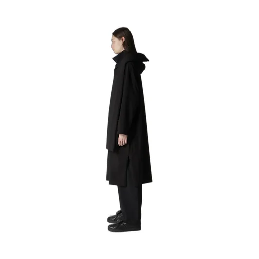 30/-High D Cotton Jersey Padded Long Coat