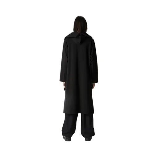 30/-High D Cotton Jersey Padded Long Coat