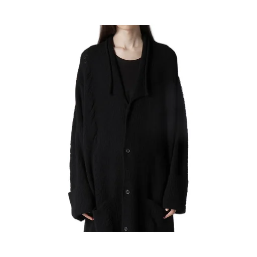 7G3P Half Cardigan Crushed Long Cardigan