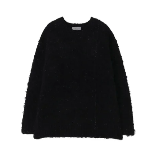 3G1P Brushed Plain Stitch Round Neck Po