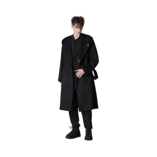 W/Ca Beaver Hooded Coat