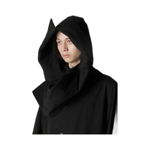 30/-High D Cotton Jersey Padded Long Coat