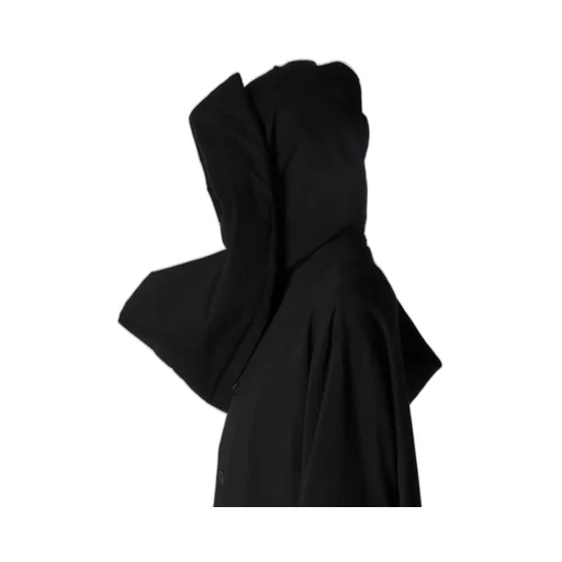 30/-High D Cotton Jersey Padded Long Coat