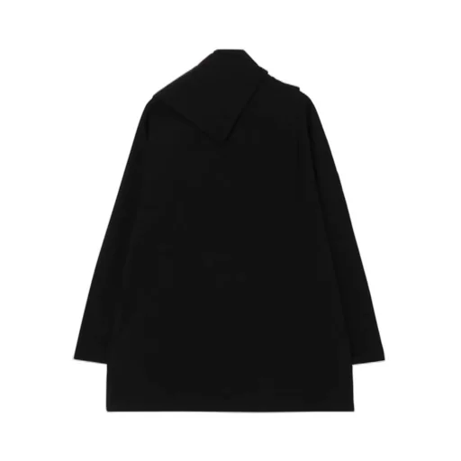 30/-High D Cotton Jersey Designed Collar Padded Coat