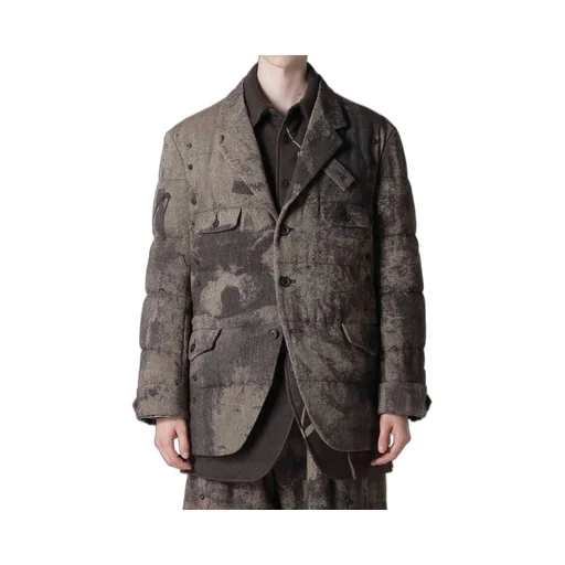 Collage Printed Padded Jacket
