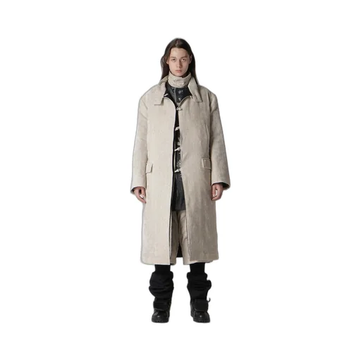 Linen Velvet Stand Collar Jacket With Liner