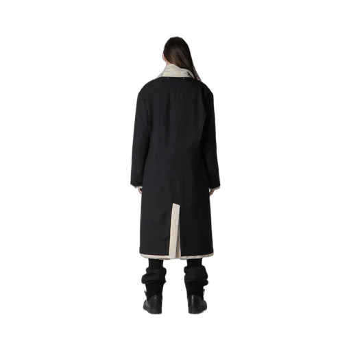 Linen Velvet Stand Collar Jacket With Liner