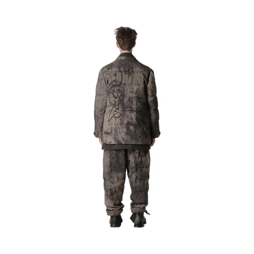 Collage Printed Padded Jacket