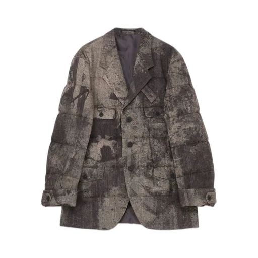 Collage Printed Padded Jacket