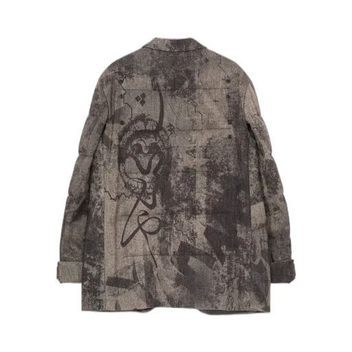Collage Printed Padded Jacket