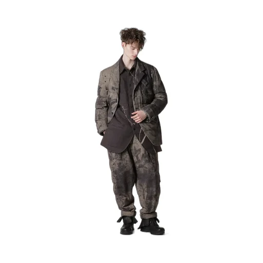 Collage Printed Padded Jacket