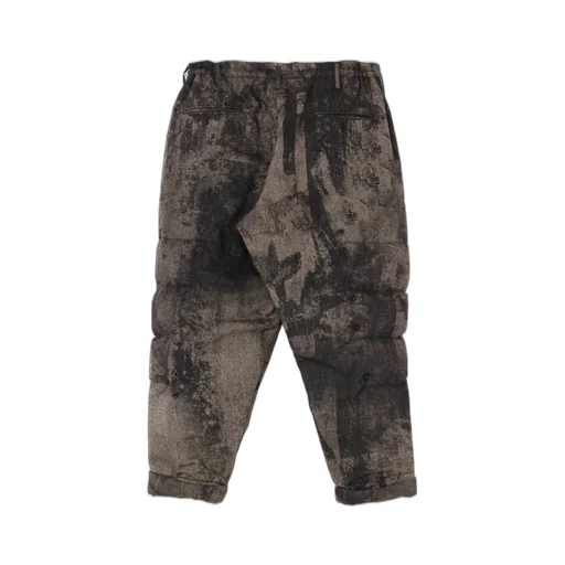Collage Printed Herringbone Pants