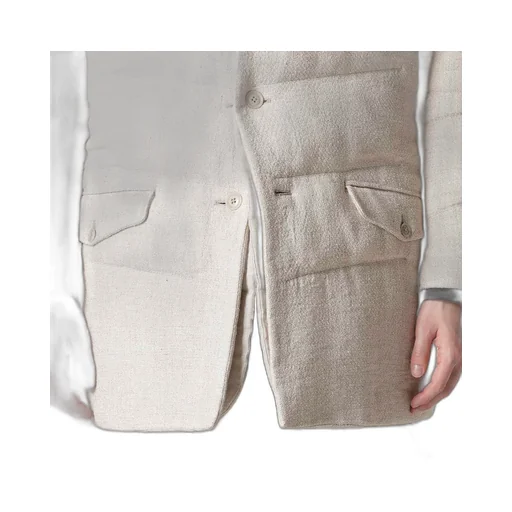 Silk Linen Tweed Jacket With Liner
