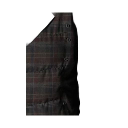 Madras Ink 3 Buttons Diagonal Padded Jacket