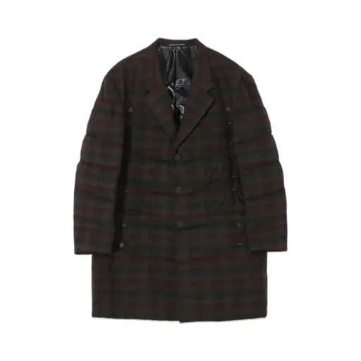 Madras Ink 3 Buttons Diagonal Padded Jacket
