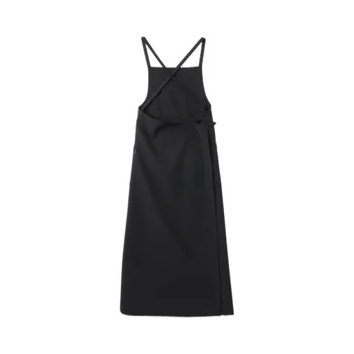 Polyester Chambray Apron Dress