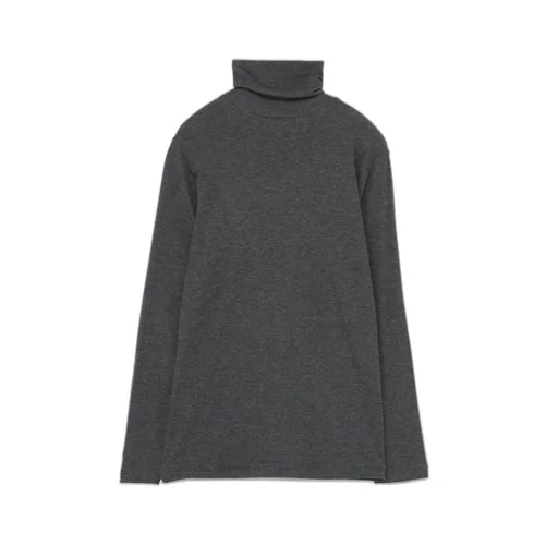 Lyocell Stretch Rib Jersey High Neck Shirt