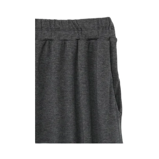 Lyocell Stretch Rib Jersey 4/5 Length Wide Pants