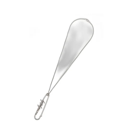 Antique Sv Coat Safety Pin Pendant