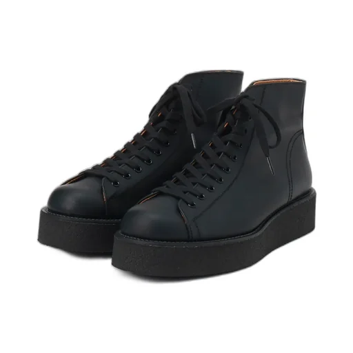 Mat Glass Leather Demi Boots