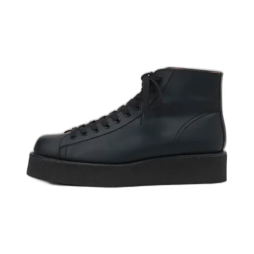 Mat Glass Leather Demi Boots