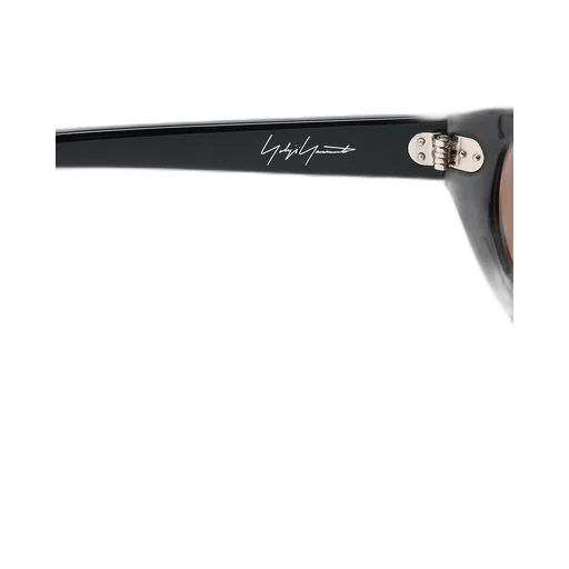 Black Acetate Curve Sunglasses