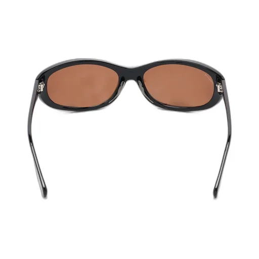 Black Acetate Curve Sunglasses