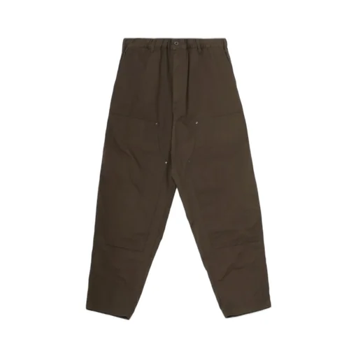 Black Scandal Oxford Double Knee Work Pants