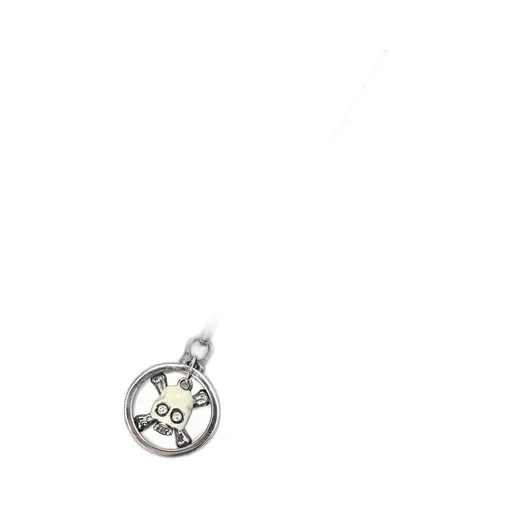 Sv950 Skull Ringcross Pendant