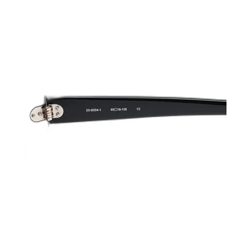 Black Acetate Curve Sunglasses
