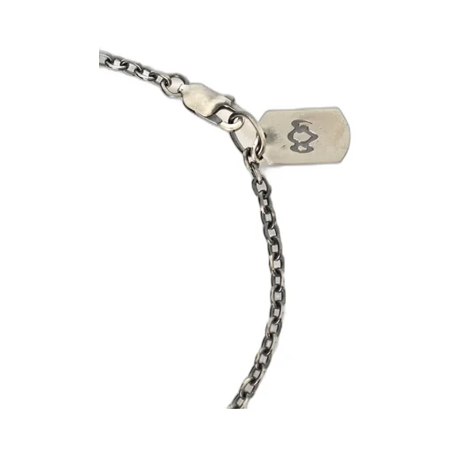 Silver950 Yy Oval Wolf Dagger Pendant