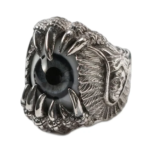 Silver 950 Naked Eye Ring